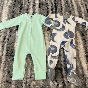 Monica & Andy Organic Burt’s Bees Baby One Piece Lot Gender Neutral 9-12 month